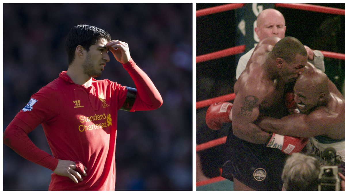 Luis Suarez har fått motstå hård kritik efter sin attack mot Ivanovic. Nu stödjer Mike Tyson anfallaren.