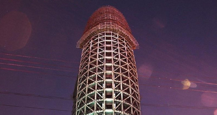 Penis, Arkitektur, Kina