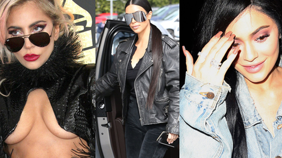 Lady Gaga, Kim Kardashian och Kylie Jenner är några stjärnor vi kollar in i veckans paparazzi.