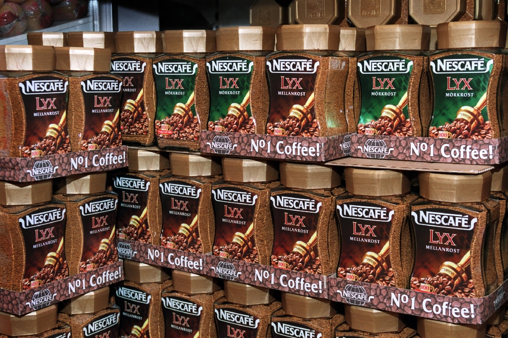 Nescafe anklagas också för sin höga mängd akrylamid.