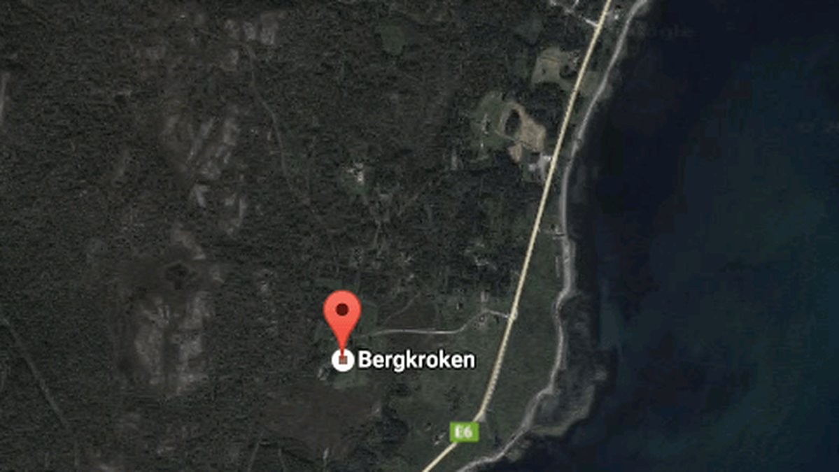 En person råkade av misstag hamna på Bergkroken på Googles karta. 