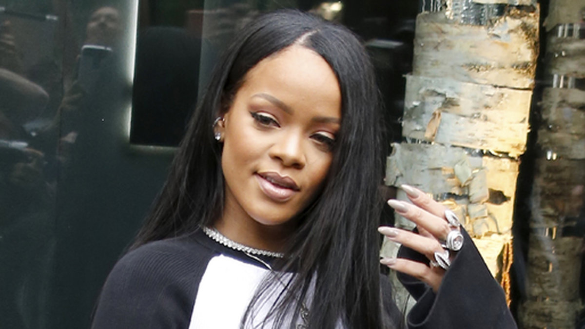 Rihanna lanserar sin nya kollektin för Puma i New York.
