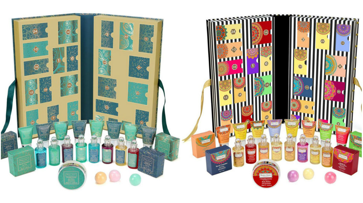 Adventskalender med spaprodukter Adventskalender med spaprodukter
