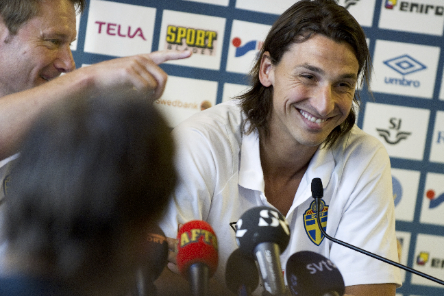 Sverige, La Liga, Landslaget, Presskonferens, Zlatan Ibrahimovic, milan, Barcelona, Silly Season