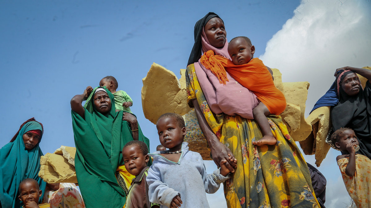 Svältkatastrofen i Somalia blir allt svårare. Arkivbild.