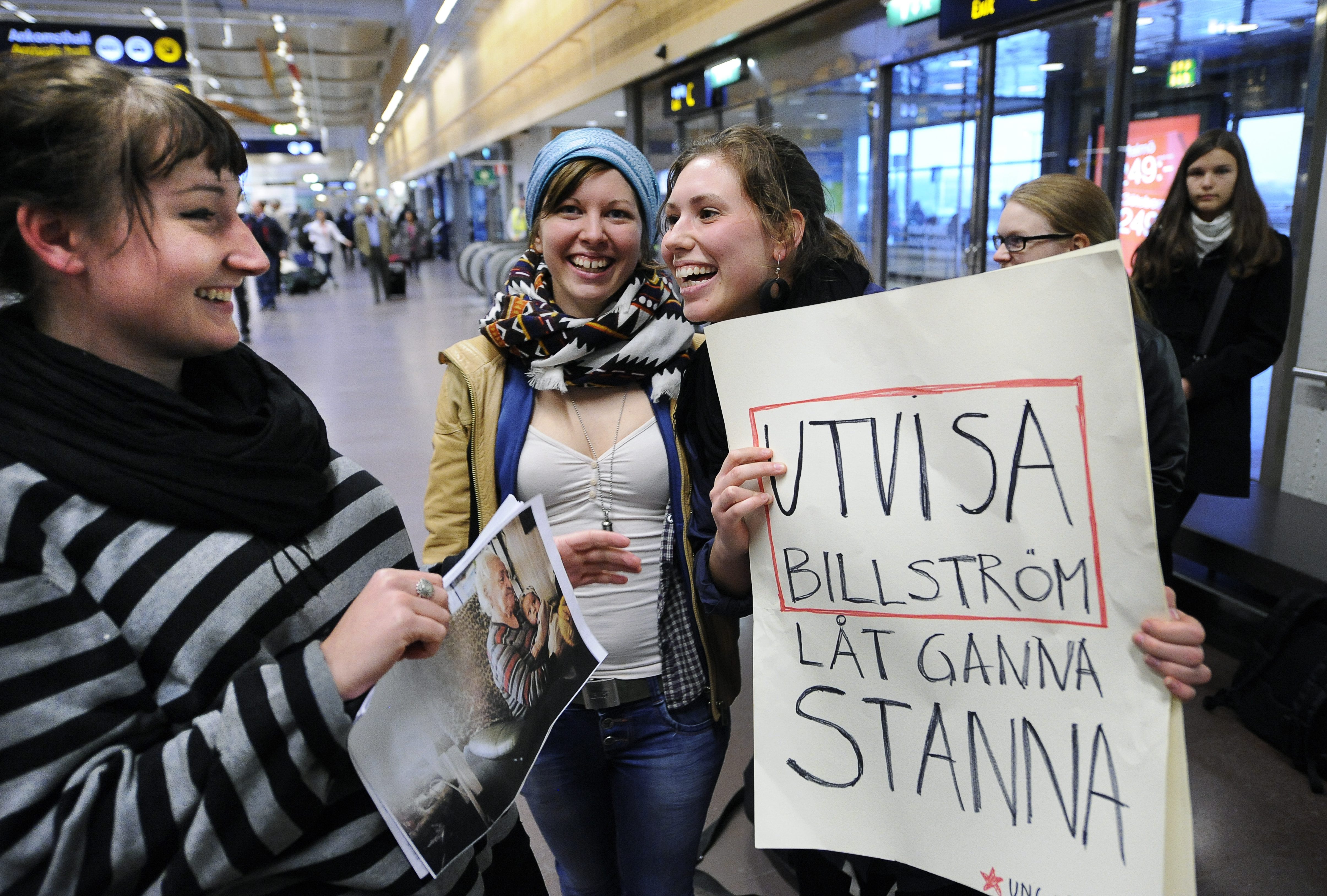 Många protesterade när Ganna skulle utvisas från Sverige.