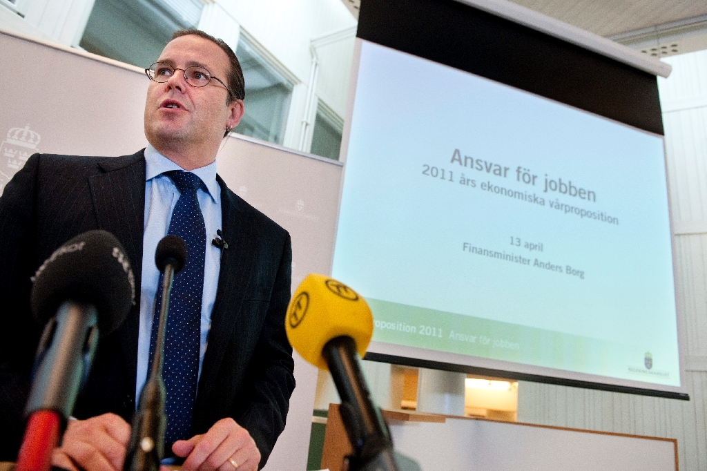 Finansministern Anders Borgs vårbudget fick oppositionen att se rött.