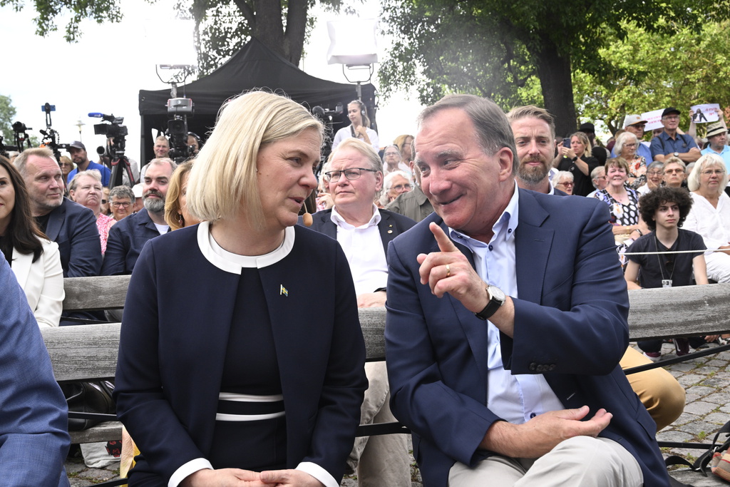 Anders Borg, Magdalena Andersson, Stefan Löfven, Socialdemokraterna, TT