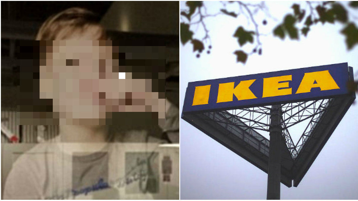 Ikea har mötts av kritik efter den uppmärksammade bilden i deras varuhus.