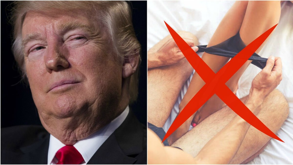 Donald Trump planerar att förbjuda sex innan äktenskap.