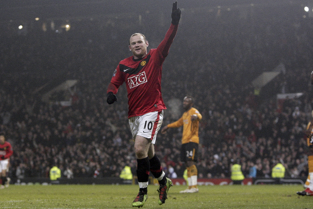Wayne Rooney sänkte på egen hand Hull City med sina fyra mål.