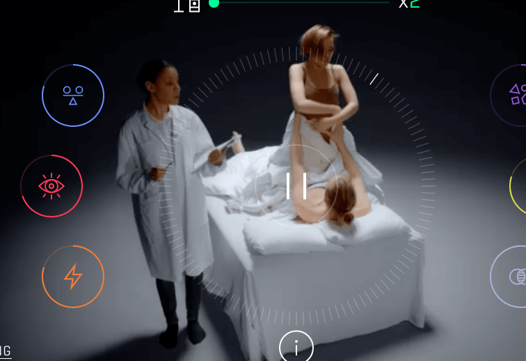 I "liggometern" – som är en slags interaktiv visualisering – kan man själv välja hur mycket alkohol två skådespelare "har druckit" när de har sex, för att sedan se hur det påverkar sexet.