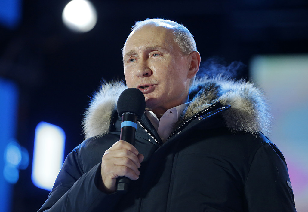 Vladimir Putin vann det ryska valet. Vladimir Putin vann det ryska valet.