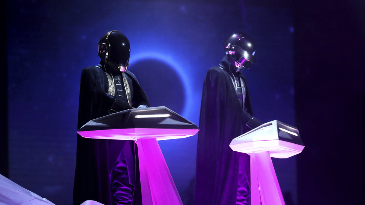 Elektroduon Thomas Bangalter och Guy-Manuel de Homem-Christos stod bakom bandet Daft Punk. Arkivbild.