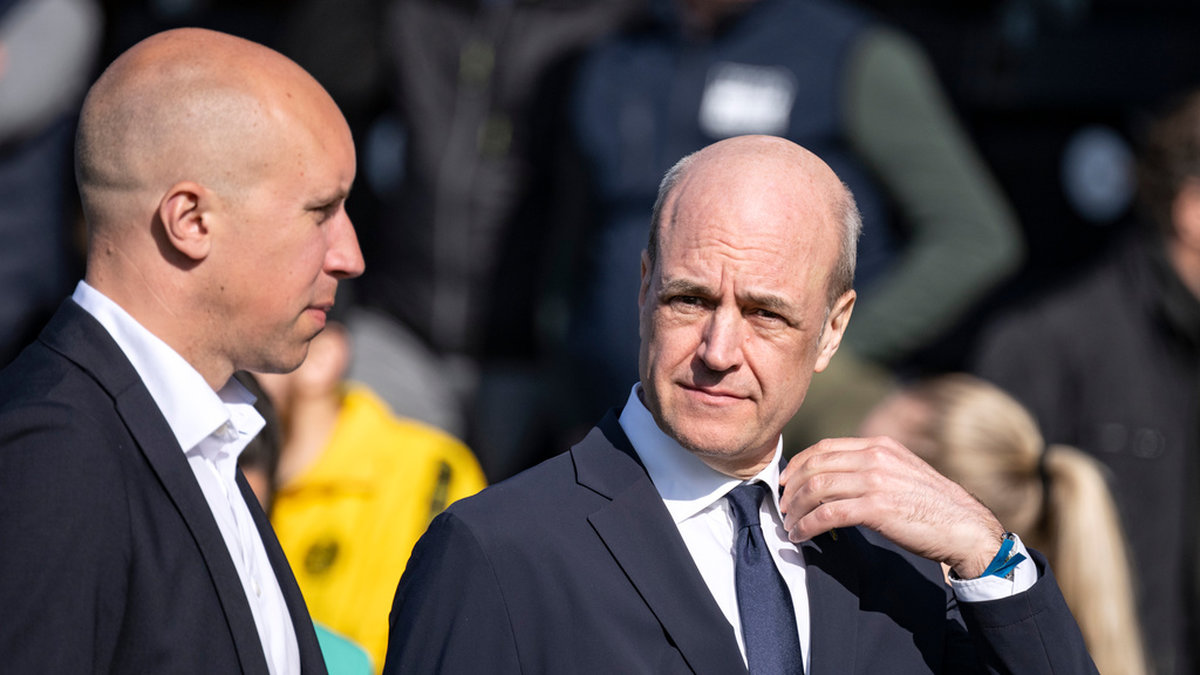 Fredrik Reinfeldt under fredagens final i Svenska cupen i Hällevik.