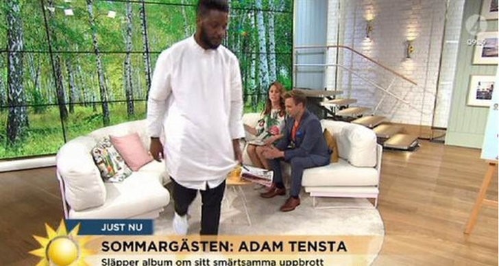 Nyhetsmorgon, TV4, Nöjesguiden, Rasism, Adam Tensta