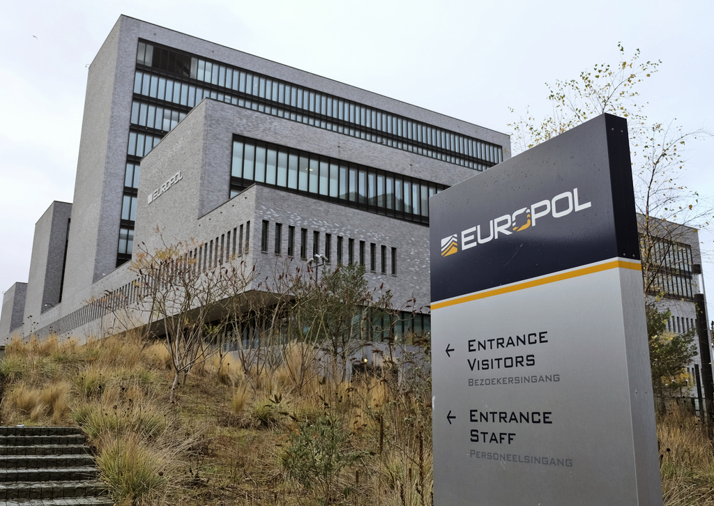 Europols högkvarter i Haag, Nederländerna.