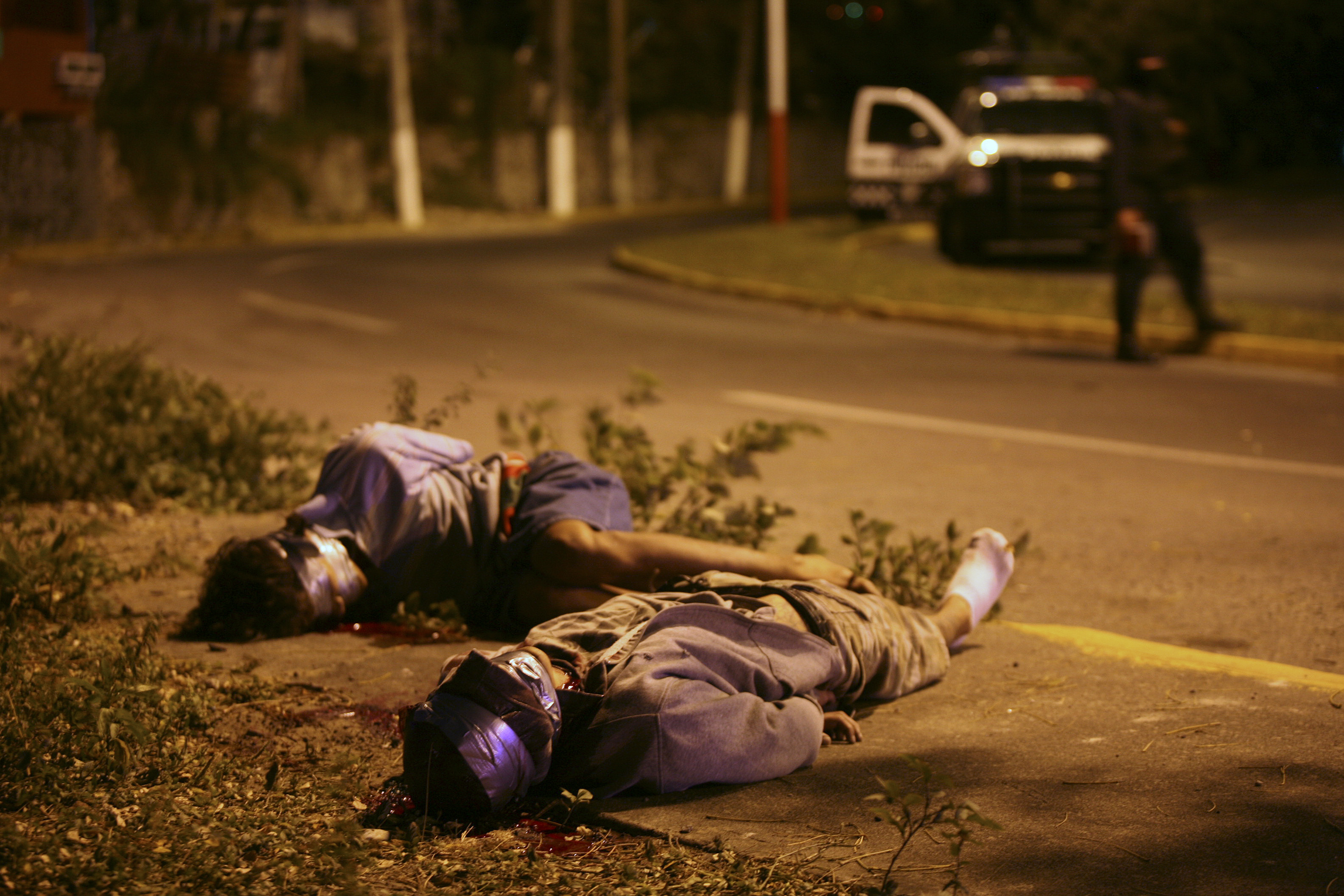 Två döda män som hittades i Veracruz i början av december, bakbundna och med tejp över huvudet.