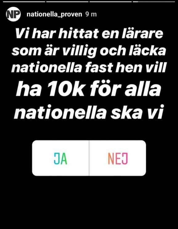 Bild från det borttagna kontot. Bild från det borttagna kontot.