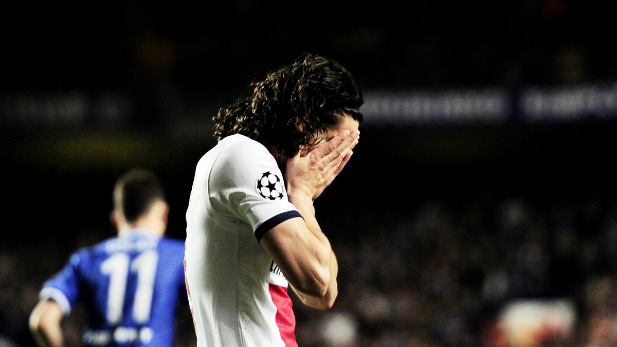 I returmötet på Stamford Bridge var Zlatan avstängd och PSG åkte ur. 