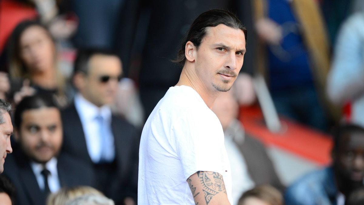 Är han arg eller glad? Det kan ibland vara svårt att utläsa Zlatans ansiktsuttryck. 