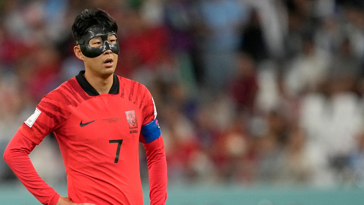 Son Heung-Mins Sydkorea spelade oavgjort, 0–0, mot Uruguay i VM-premiären.