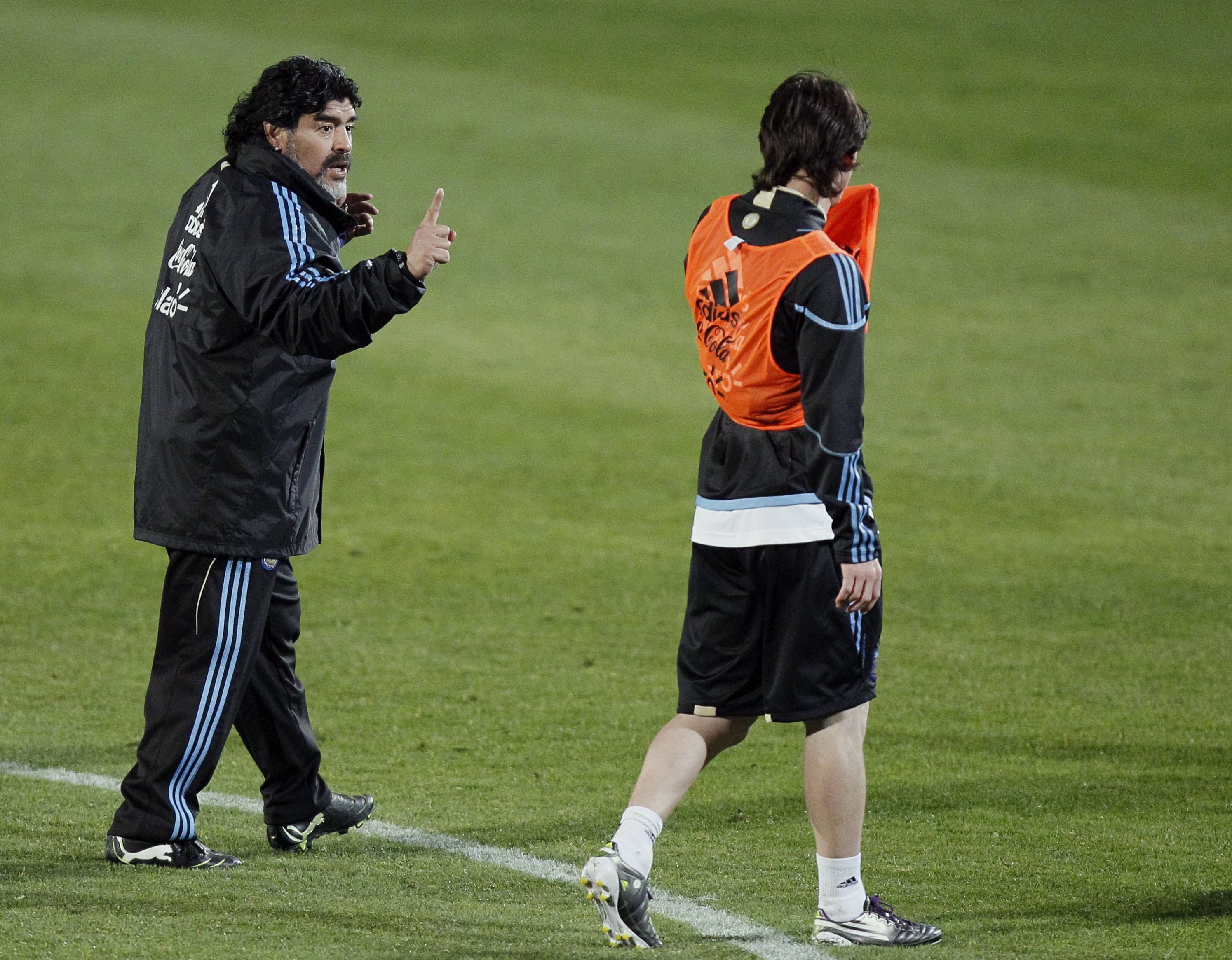 argentina, Lionel Messi, VM i Sydafrika, Fotbolls-VM, Diego Maradona