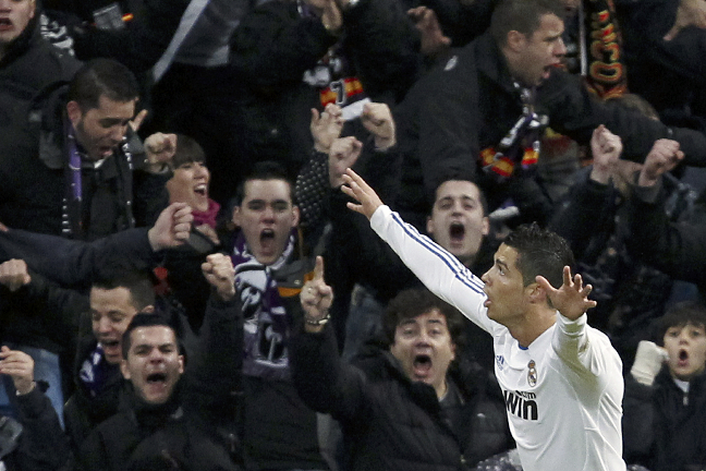 Ronaldo firar sitt kvitteringsmål.