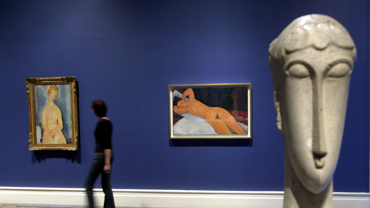 Amedeo Modiglianis verk -  Nu Couché. 