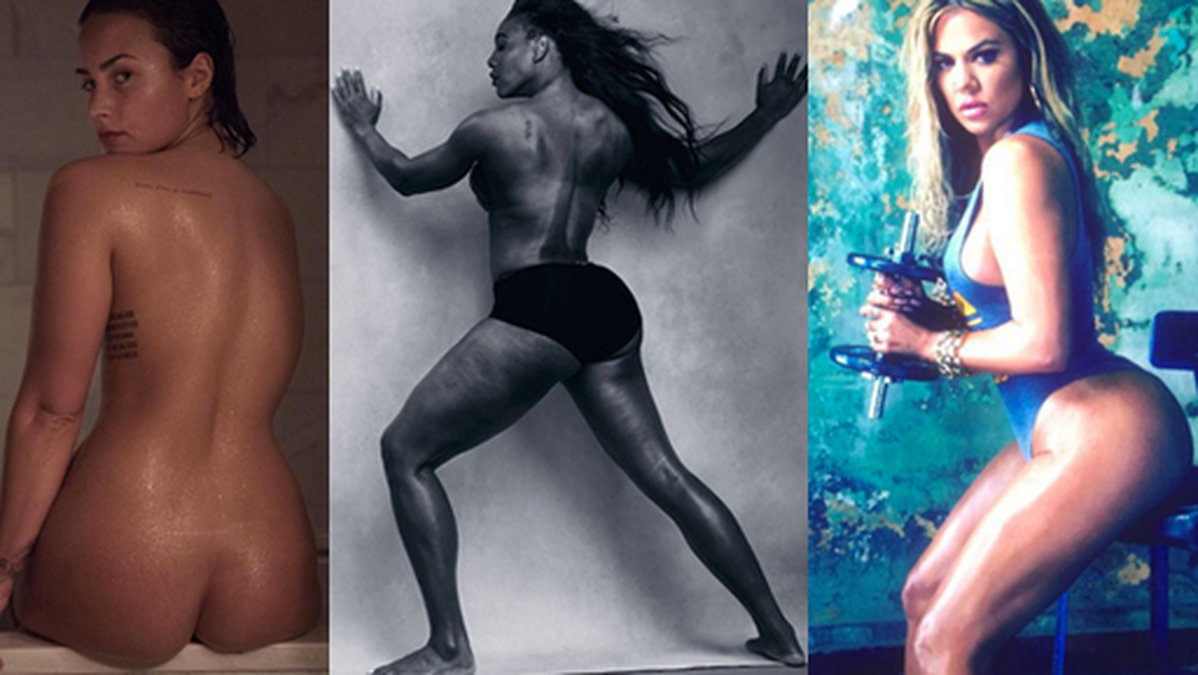 Demi Lovato, Serena Williams och Khloe Kardashian är några av stjärnorna som skippade Photoshop i år.