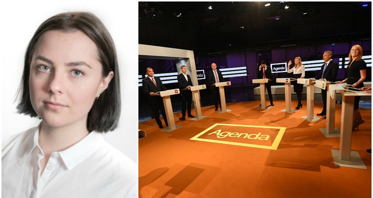 Partiledardebatt, Kristdemokraterna, käbbel, SVT, Ebba Busch