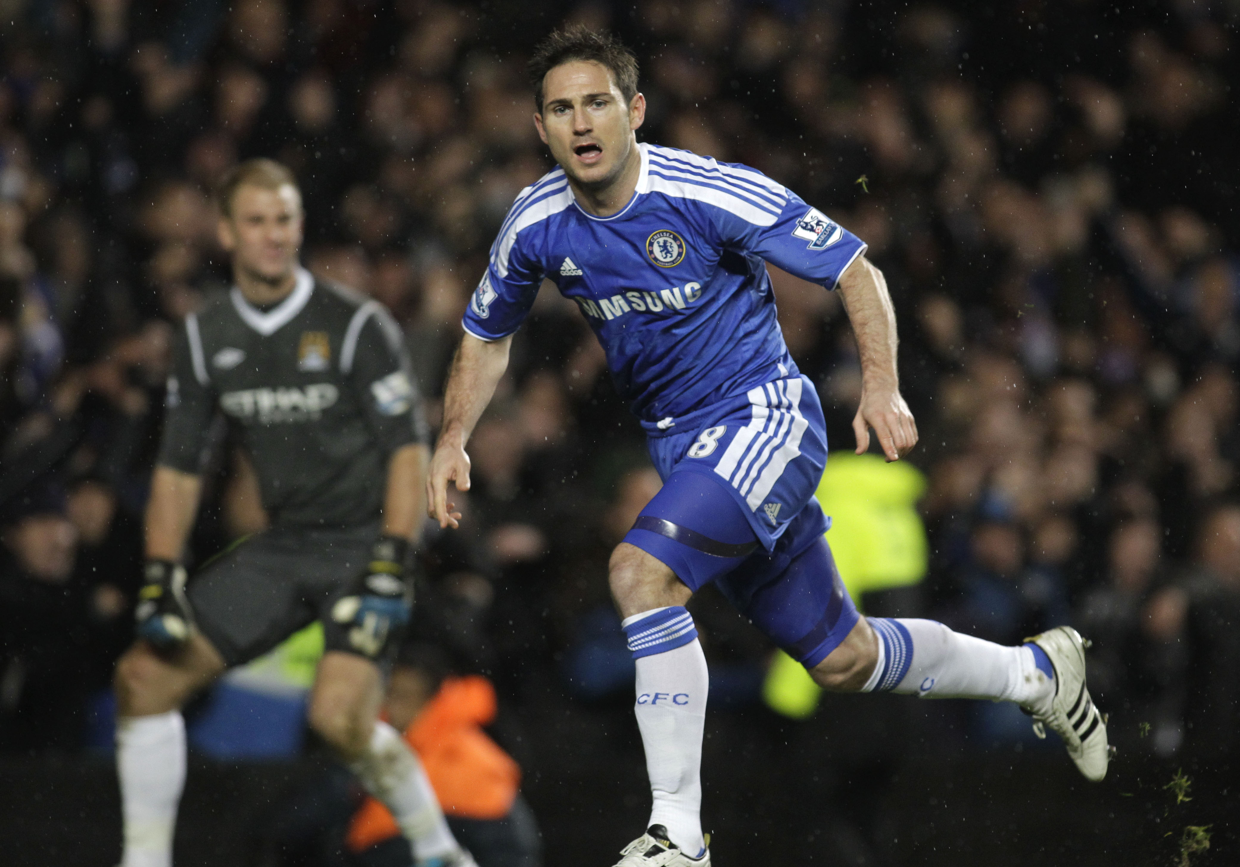 Frank Lampard avgjorde hemmamatchen mot Manchester City.