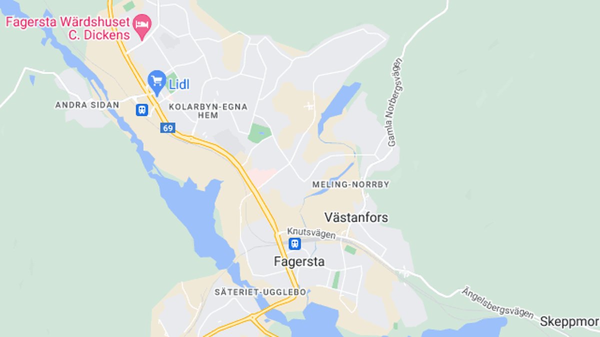 Google maps, Fagersta