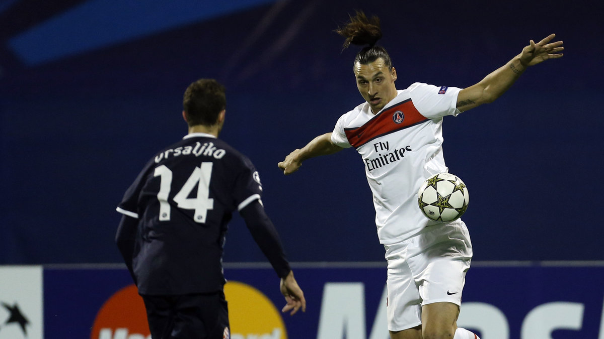 Zlatan intog ställningen "draken" för att skrämma bort sin motståndare.