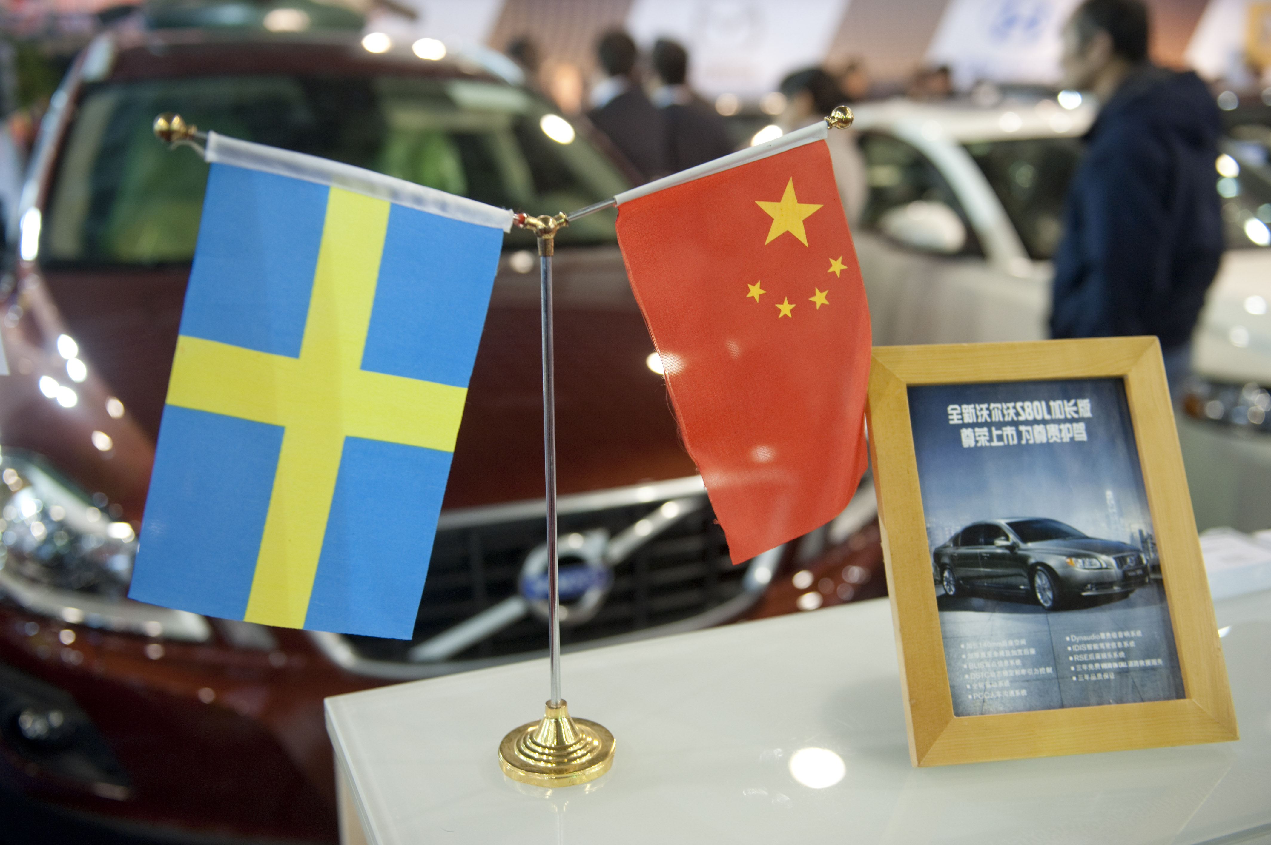 Kinesiska staten äger 40 procent av Volvo.