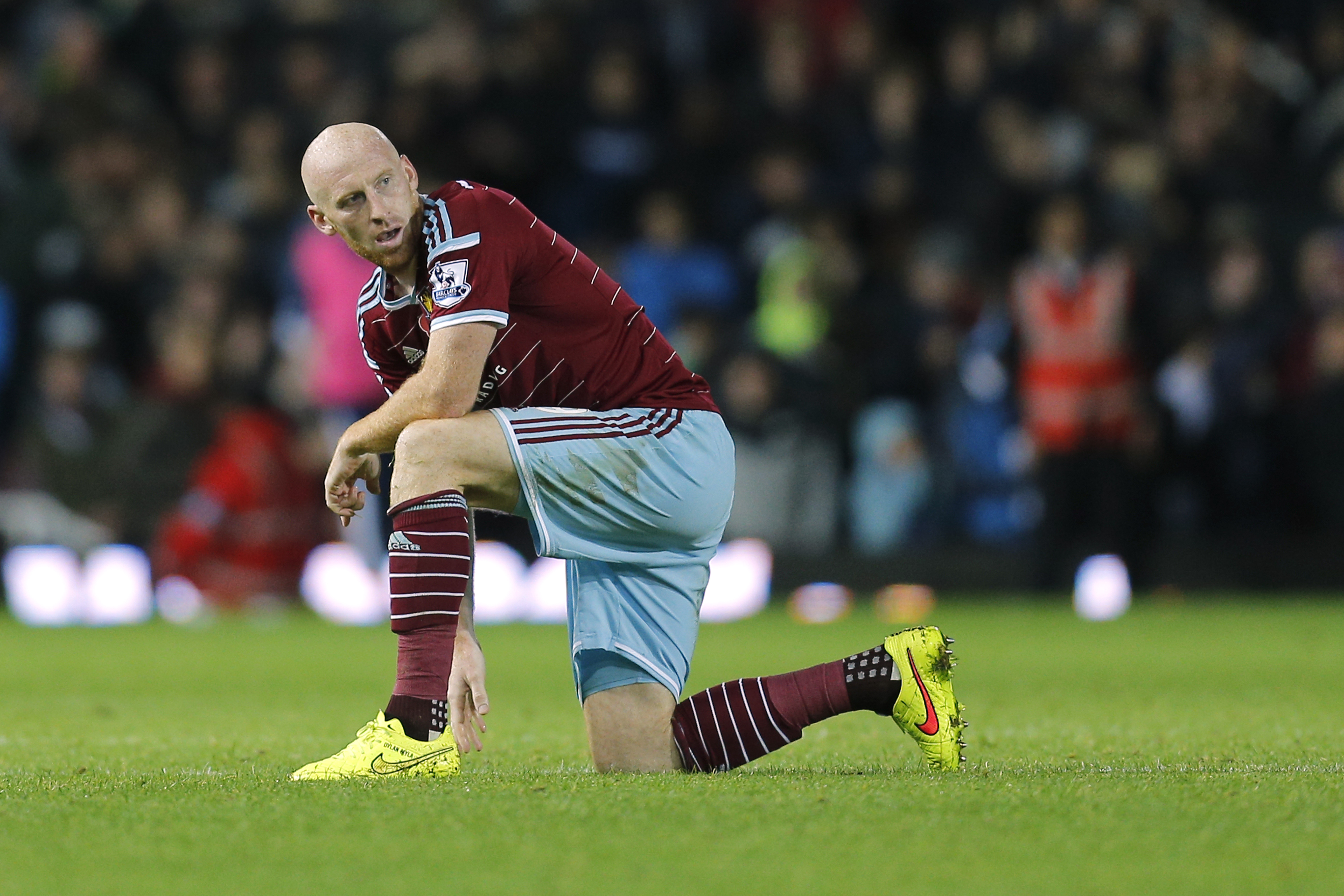 Och James Collins, West Ham. Och James Collins, West Ham.