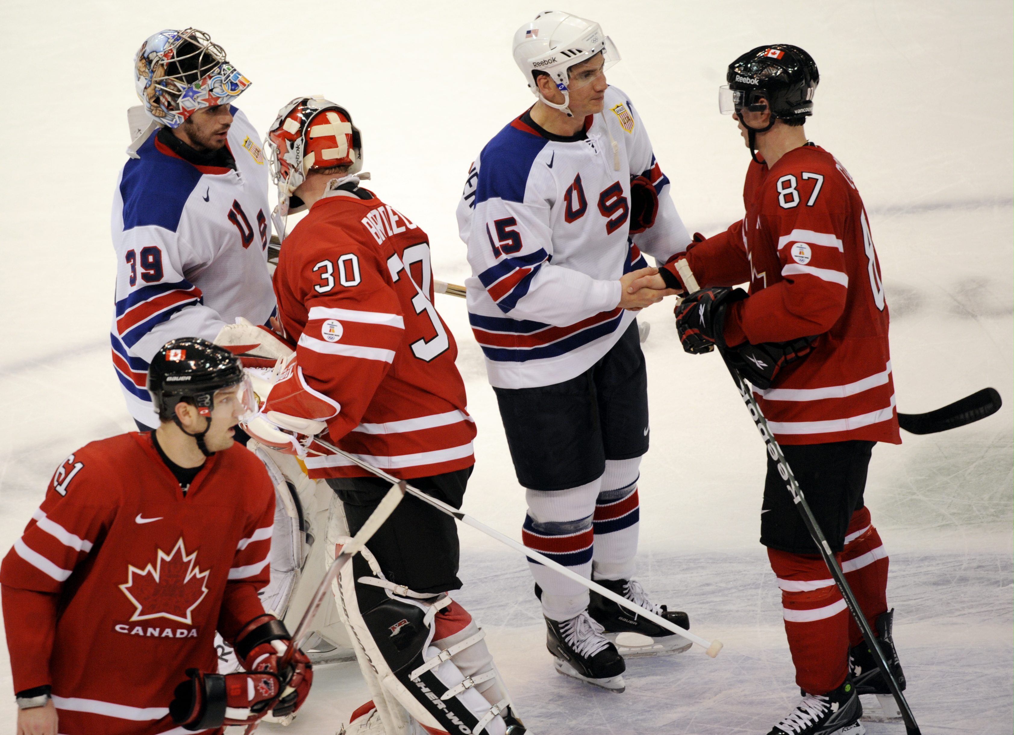 Olympiska spelen, ishockey, Kanada, Vancouver, USA