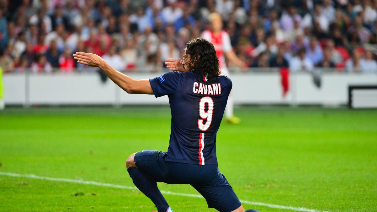 Edinson Cavani gjorde PSG:s mål. 
