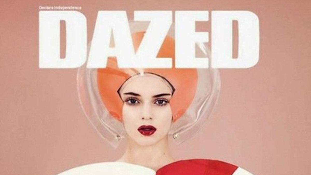 Kendall Jenner på omslaget till Dazed. 