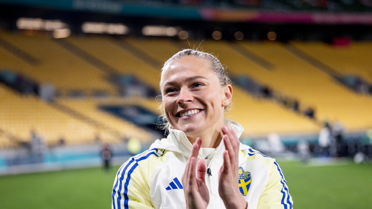 Fridolina Rolfö har inte spelat för Sverige sedan VM i somras. Arkivbild.