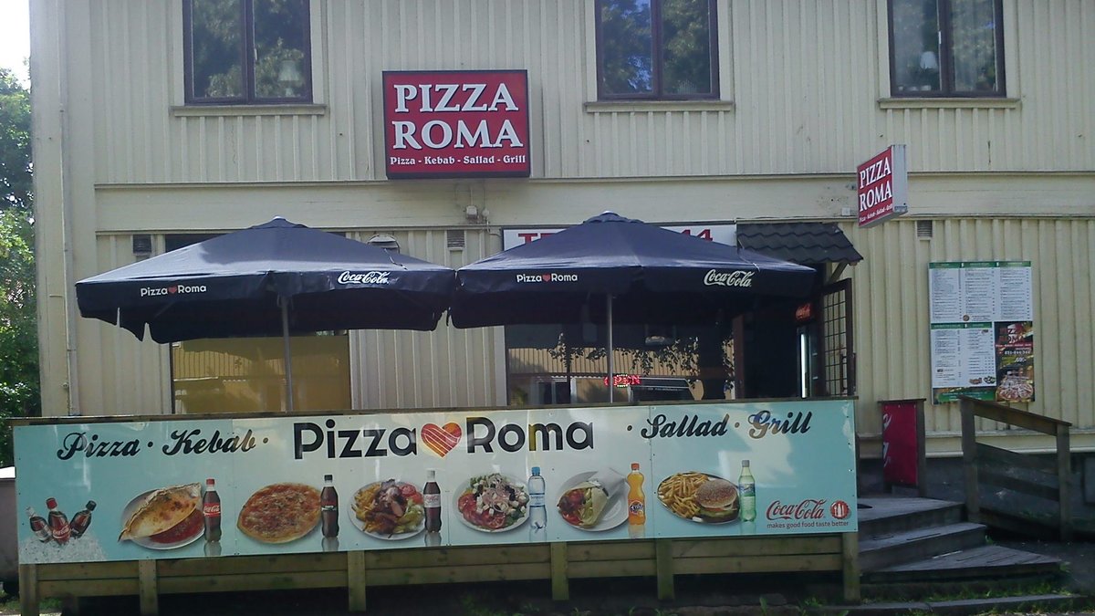 Fyndet hittades på Pizza Roma i Göteborg.