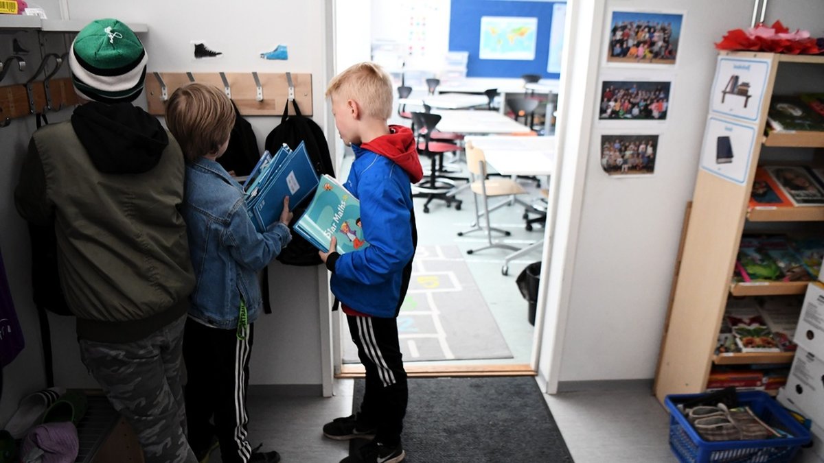 I maj 2020 öppnade skolorna igen i Finland. Arkivbild.