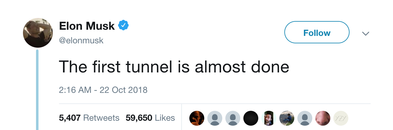 Tweet från Elon Musk. Tweet från Elon Musk.