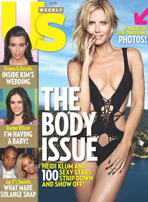 Heidi Klum pryder Us Weeklys "The Body Issue". Heidi Klum pryder Us Weeklys "The Body Issue".