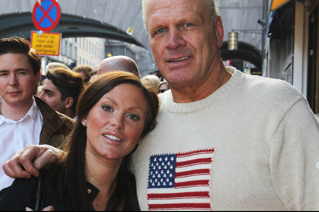 Frank Andersson med flickvännen Jeanette Bouvin: "Ett andranamn." Frank Andersson med flickvännen Jeanette Bouvin: "Ett andranamn."
