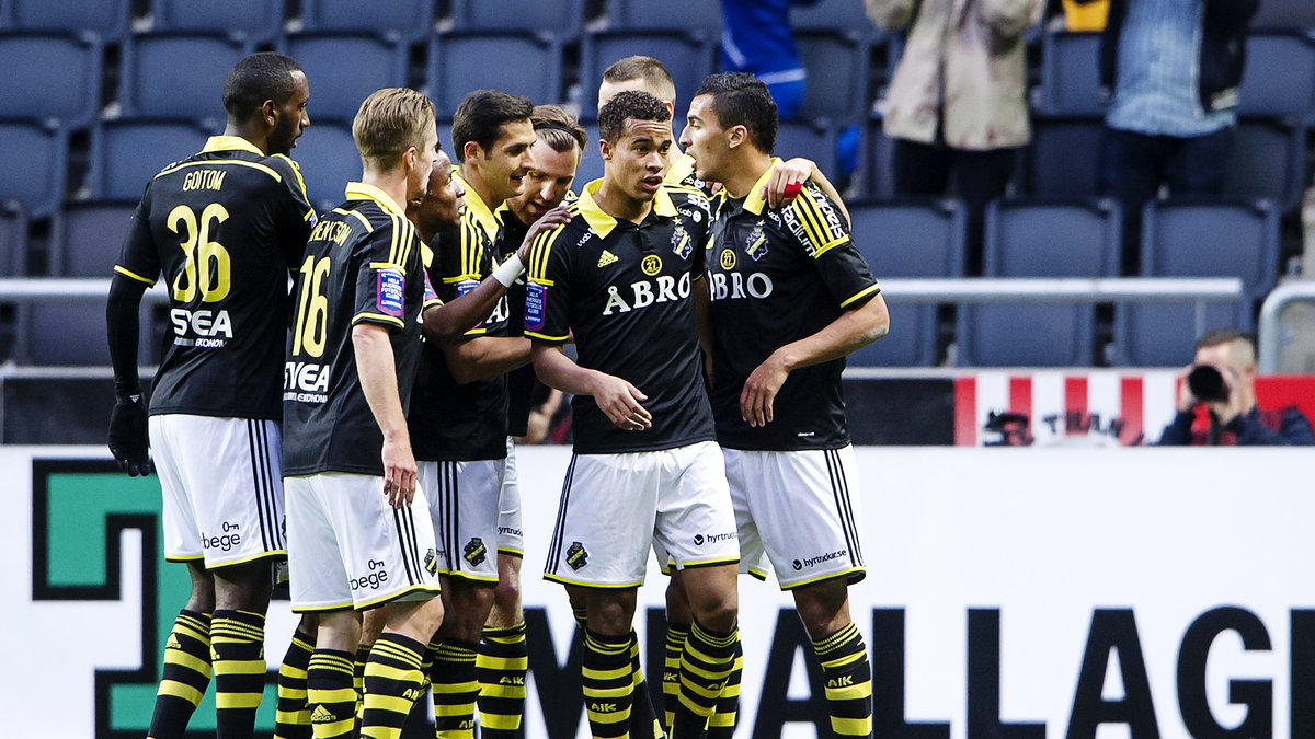 AIK vann med 2–1 mot Elfsborg.