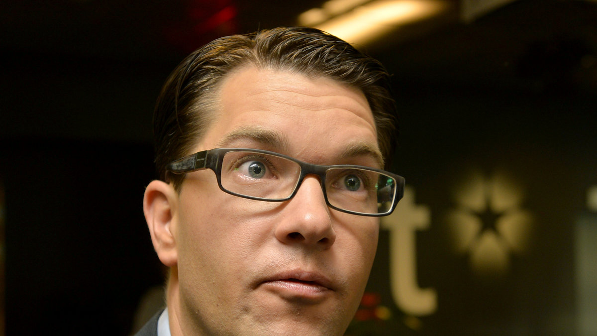 SD-ledaren Jimmie Åkesson gillar inte tiggeri 
