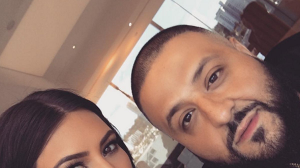 Kim Kardashian och DJ Khaled. 