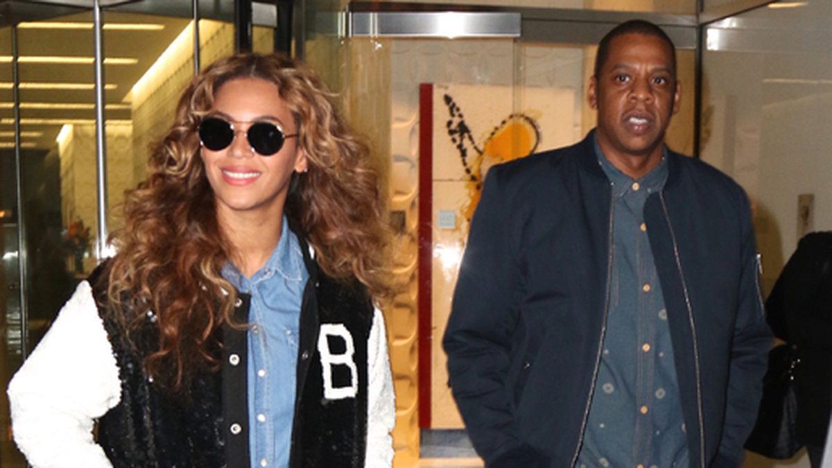 Beyoncé och Jay-Z i New York.