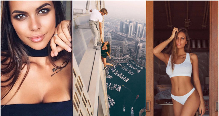 Modell, Dubai, Selfie, Mode, Stunt